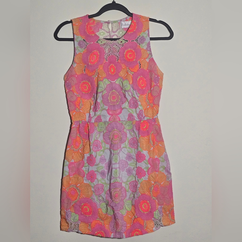 Shakuhachi Pink and Orange Floral Dress